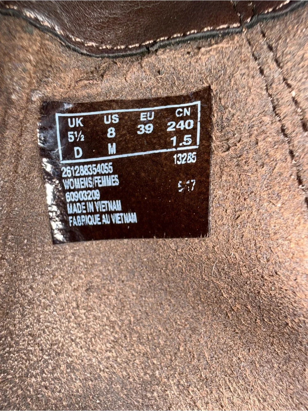 Clarks Maypearl Daisy Dark Brown Suede Chelsea Ankle Boots Size 8